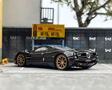 Load image into Gallery viewer, CM 1:64 Black Carbon Utopia Racing Sports Model Diecast Metal Car New Collection