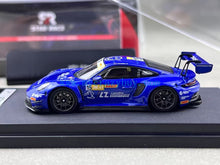 Load image into Gallery viewer, SR 1:64 Blue 911 GT3 R #15 Racing Sports Model Diecast Metal Car New Collection