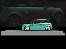 Load image into Gallery viewer, TM 1:64 Blue Green Mini Cooper Sports Model Diecast Metal Car New Collection