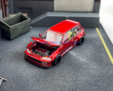 Load image into Gallery viewer, Kaido 1:64 Red Civic EF WORKS V2 Widebody Sport Model Diecast Metal Car New Collection