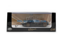 Load image into Gallery viewer, CM 1:64 Black Carbon Utopia Racing Sports Model Diecast Metal Car New Collection