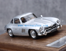 Load image into Gallery viewer, MY64 1:64 Silver 1954 AMG 300SL W198 Classic Sport Model Diecast Resin Car New Collection