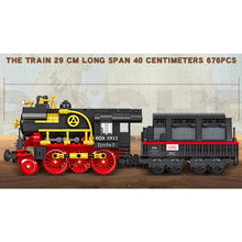 Load image into Gallery viewer, 676PCS MOC Classic Steam Locomotive Train Track Scene Model Toy Building Block Brick Gift Kids Compatible Lego