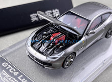 Load image into Gallery viewer, PK 1:64 Gray GTC4 Lusso Coupe Racing Sports Model Diecast Metal Car New Collection