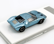 Load image into Gallery viewer, MY64 1:64 Ice Blue GT40 MK1 Racing Sports Model Diecast Resin Car New Collection