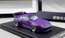 Load image into Gallery viewer, MC 1:64 Matte Purple RWB 993 Figure Sports Model Diecast Metal Car New Collection