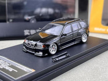 Load image into Gallery viewer, Mortal 1:64 Black M3 E36 Touring Wagon VIP Sports Model Diecast Metal Car New Collection