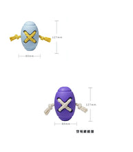 Load image into Gallery viewer, Dog Toys Chew Puppy Rubber Rope Toy Durable Aggressive Chewers Pet Oval Feeding