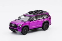 Load image into Gallery viewer, GCD 1:64 Purple Sequoia XK80 TRD Pro ORV SUV Sport Model Diecast Metal Car New Collection