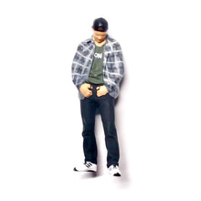 Load image into Gallery viewer, 1:64 Painted Figure Mini Model Miniature Resin Diorama Urban Handsome Guy Man