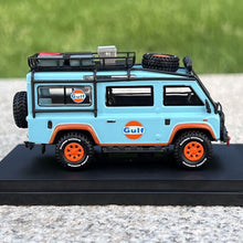 Load image into Gallery viewer, Master 1:64 Blue Gulf Defender Van Camper Sport Model Diecast Metal Car
