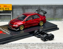 Load image into Gallery viewer, CM 1:64 Red JDM Lancer Evo 9 IX Voltex Sports Model Diecast Metal Car New Collection