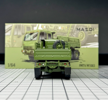 Load image into Gallery viewer, Masdi 1:64 Green Military FMTV 6x6 Truck Model Diecast Metal Car New Collection