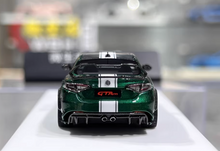 Load image into Gallery viewer, 1:64 CL Green Romeo Giulia GTAm #99 Sports Model Diecast Resin Car New Collection