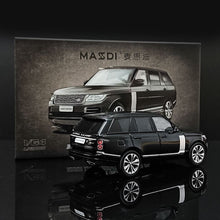 Load image into Gallery viewer, Masdi 1:64 2020 Black Range Rover SUV ORV Sports Model Diecast Metal Car New Collection