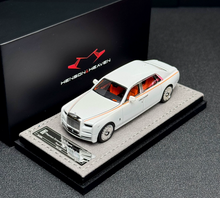 Load image into Gallery viewer, HH 1:64 White Phantom 8 Extended Wheelbase Sports Model Diecast Resin Car New Collection