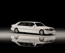 Load image into Gallery viewer, WTX 1:64 White S600 W140 Pullman Luxury Limousine Model Diecast Metal Car New Collection