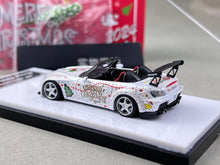 Load image into Gallery viewer, MT 1:64 JDM White S2000 Christmas Sports Model Diecast Metal Car New Collection