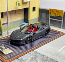 Load image into Gallery viewer, U2 1:64 Black SF90 Spider Super Racing Sports Model Diecast Resin Car Box