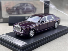 Load image into Gallery viewer, SW 1:64 Purple Phantom VII 7 Luxury Classic Sedan Model Diecast Metal Car New Collection