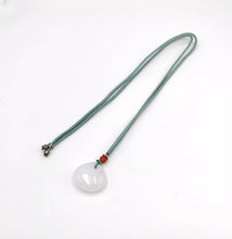 Load image into Gallery viewer, Nature White Shell Jade Pendant Necklace Gift Jewelry charm Blessing Lucky New a