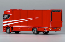 Load image into Gallery viewer, GCD 1:64 Red Scania S730 Enclosed Double Deck Tow Truck Model Diecast Metal