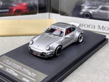 Load image into Gallery viewer, AM 1:64 Silver RWB 964 Racing Sports Widebody Diecast Model Metal Car New