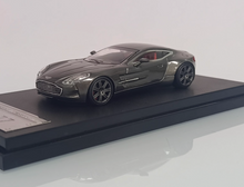 Load image into Gallery viewer, MJ 1:64 Grey One-77 V12 Coupe Super Racing Sports Model Diecast Metal Car New Collection
