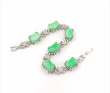 Load image into Gallery viewer, Nature Jade Beaded Bracelet Jewelry Blessing Lucky Fortune Gift For Her Chain g