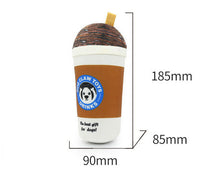 Load image into Gallery viewer, Dog Squeaky Toys Cup Shape Chew Puppy Fluffy Toy Durable Teeth Grindin PET Cat