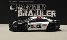 Load image into Gallery viewer, PSC 1:64 Black LSPD Charger Brawler Police Sports Model Diecast Metal Car New Collection