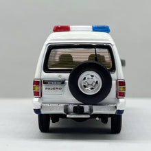 Load image into Gallery viewer, DBGT 1:64 White Police Pajero V31 SUV ORV Sports Model Diecast Metal Car New Collection