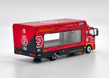 Load image into Gallery viewer, UM 1:64 Red 500 HINO EVA Ranger Transporter Truck Model Diecast Metal Car