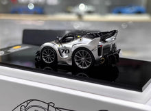 Load image into Gallery viewer, KR 1:64 Silver Fxxk EVO Q Cute Sports Model Diecast Resin Car New Collection