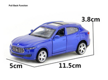 Load image into Gallery viewer, CCA 1:43 Blue Levante SUV Model Toy Diecast Metal Car BN
