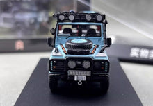 Load image into Gallery viewer, SW 1:64 Blue Gulf Defender 90 Pickup Sports Model Diecast Metal Car BN