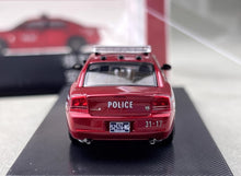Load image into Gallery viewer, Rollin 1:64 2008 Red Ridely Township Police Charger Model Diecast Metal Car