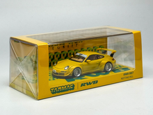 Load image into Gallery viewer, Tarmac 1:64 Yellow RWB 997 Notting Hill Sports Model Diecast Metal Car New Collection