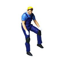 Load image into Gallery viewer, 1:64 Painted Figure Mini Model Miniature Resin Diorama Car Garage Repairman Man