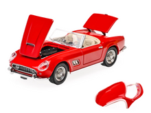 Load image into Gallery viewer, GFCC 1:64 Red 1960 250GT California Convertible SWB Model Diecast Metal Car