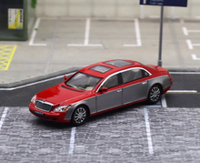 Load image into Gallery viewer, SH 1:64 Grey Red 62S Maybach Super Luxury Sedan Model Diecast Metal Car New