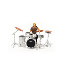 Load image into Gallery viewer, 1:64 Painted Figure Mini Model Miniature Resin Diorama Drummer Drum Band Man Set