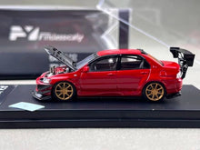Load image into Gallery viewer, FY 1:64 Red Carbon Lancer EVO Evolution 9 IX Sports Model Diecast Metal Car