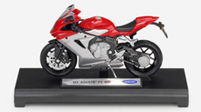 Load image into Gallery viewer, WELLY 1:18 MV F3 800 Racing Sports Model Diecast Metal Motorcycle