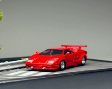Load image into Gallery viewer, Minigt 1:64 Red Countach 25th Racing Sports Model Diecast Metal Car New Collection