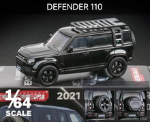 Load image into Gallery viewer, Enchery 1:64 Black 2021 Defender 110 SUV Sports Model Diecast Metal Car New Collection