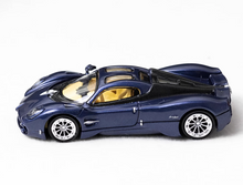 Load image into Gallery viewer, CCA 1:64 Navy Blue Utopia Racing Sports Model Diecast Metal Car New Collection