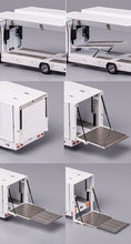 Load image into Gallery viewer, GCD 1:64 White Scania S730 Enclosed Double Deck Tow Truck Model Diecast Metal
