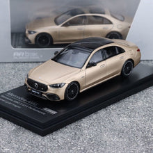 Load image into Gallery viewer, AR 1:64 Gold Benz AMG S63 E Performance Sports Model Diecast Metal Car New Collection