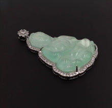 Load image into Gallery viewer, Nature Jade Guanyin Pendant Necklace Gift Jewelry charm Blessing Luck Jewelry e